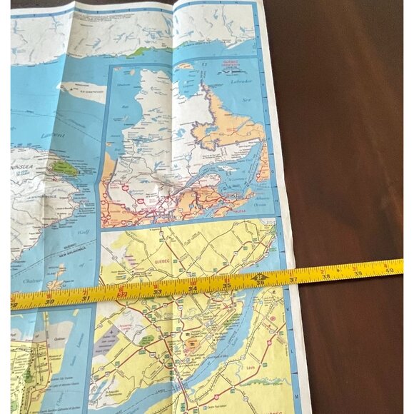 AAA Atlantic Provinces Quebec Highway Map Travel CAA Transportation 2018 - Picture 11 of 11